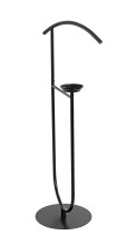 Herrendiener >25590< in schwarz, Metall - 45x116x34cm (BxHxT)