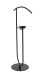Herrendiener >25590< in schwarz, Metall - 45x116x34cm (BxHxT)