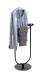 Herrendiener >25590< in schwarz, Metall - 45x116x34cm (BxHxT)