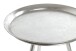 Beistelltisch >25720< in silber, Metall - 47x38cm (HxD)