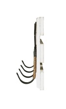 Garderobenleiste >25987< in vintage, MDF, Metall - 55x20x7cm (BxHxT)