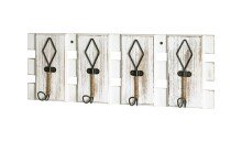 Garderobenleiste >25987< in vintage, MDF, Metall -...