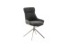 Schalenstuhl >PELION< (2-er Set) in Anthrazit, Polyester - 55x90x62cm (BxHxT)