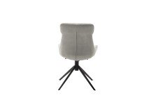 Schalenstuhl >PELION< (2-er Set) in Lichtgrau, Polyester - 55x90x62cm (BxHxT)