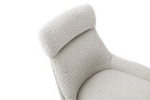 Schalenstuhl >PELION< (2-er Set) in Lichtgrau, Polyester - 55x90x62cm (BxHxT)
