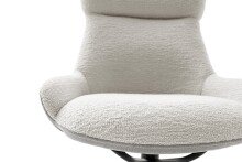 Schalenstuhl >PELION< (2-er Set) in Lichtgrau, Polyester - 55x90x62cm (BxHxT)