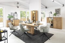 Schalenstuhl >PELION< (2-er Set) in Lichtgrau, Polyester - 55x90x62cm (BxHxT)