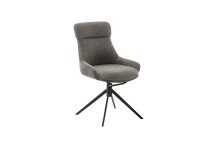 Schalenstuhl >PELION< (2-er Set) in Schlamm, Polyester - 55x90x62cm (BxHxT)