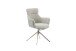 Armlehnstuhl >PELION< (2-er Set) in Lichtgrau, Polyester - 62x90x62cm (BxHxT)