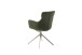 Armlehnstuhl >PELION< (2-er Set) in Olive, Polyester - 62x90x62cm (BxHxT)