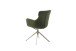 Armlehnstuhl >PELION< (2-er Set) in Olive, Polyester - 62x90x62cm (BxHxT)