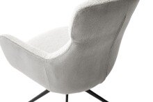 Armlehnstuhl >PELION< (2-er Set) in Lichtgrau, Polyester - 62x90x62cm (BxHxT)