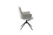 Armlehnstuhl >PELION< (2-er Set) in Lichtgrau, Polyester - 62x90x62cm (BxHxT)