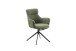 Armlehnstuhl >PELION< (2-er Set) in Olive, Polyester - 62x90x62cm (BxHxT)