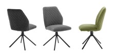 4-Fußstuhl >ACANDI < (2-er Set) in Olive, Polyester/ Polyamid - 52x89x64 (BxHxT)
