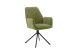 Armlehnstuhl >ACANDI < (2-er Set) in Olive - 60x89x64 (BxHxT)