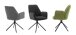 Armlehnstuhl >ACANDI < (2-er Set) in Olive - 60x89x64 (BxHxT)