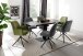 Armlehnstuhl >ACANDI < (2-er Set) in Olive - 60x89x64 (BxHxT)