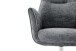 Armlehnstuhl >DIVERIA< (2-er Set) in Anthrazit, Polyester - 64x90x66cm (BxHxT)