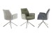 Armlehnstuhl >DIVERIA< (2-er Set) in Anthrazit, Polyester - 64x90x66cm (BxHxT)