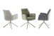 Armlehnstuhl >DIVERIA< (2-er Set) in Anthrazit, Polyester - 64x90x66cm (BxHxT)