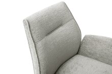 Armlehnstuhl >DIVERIA< (2-er Set) in Taupe, Polyester - 64x90x66cm (BxHxT)