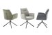 Armlehnstuhl >DIVERIA< (2-er Set) in Taupe, Polyester - 64x90x66cm (BxHxT)