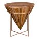Couchtisch >Hapur< in Natur, Mango - 45x45x45cm (BxHxT)