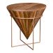 Couchtisch >Hapur< in Natur, Mango - 45x45x45cm (BxHxT)