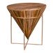 Couchtisch >Hapur< in Natur, Mango - 45x45x45cm (BxHxT)