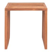 Beistelltisch >Pego< in Braun, Teak - 40x40x40cm...