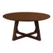Couchtisch >Hellerup< in Braun, Nussbaum - 75x36x75cm (BxHxT)
