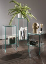 Blumenständer >7/196-00< in Klarglas, Glas -...