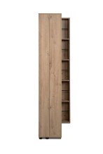 Schuhschrank >Lugo< in Dekor Artisan Oak - 74x181,5x34cm (BxHxT)