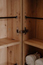 Schuhschrank >Lugo< in Dekor Artisan Oak - 74x181,5x34cm (BxHxT)