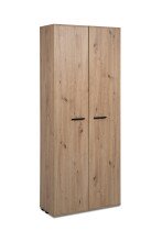 Schuhschrank >Lugo< in Dekor Artisan Oak - 74x181,5x34cm (BxHxT)