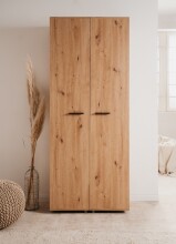 Schuhschrank >Lugo< in Dekor Artisan Oak -...