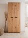 Schuhschrank >Lugo< in Dekor Artisan Oak - 74x181,5x34cm (BxHxT)