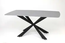 Esstisch >9240-20< in Grau matt, Keramik - 160x76x89cm (BxHxT)
