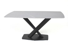 Esstisch >9250-20< in grau matt, Keramik - 160x74x89cm (BxHxT)