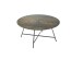 Couchtisch >Hilal< in braun, schwarz, MDF und Metall - 40x75cm (HxD)