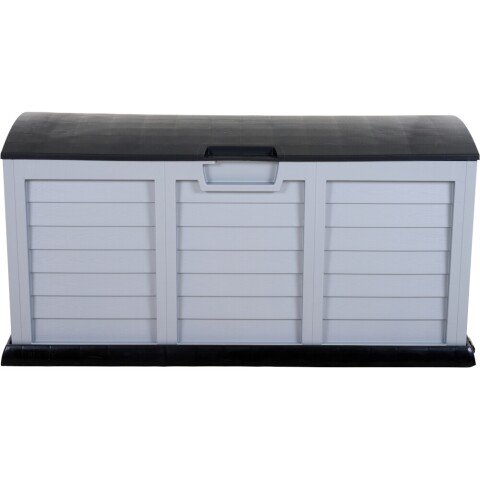 Kissenbox >Jumbo XXL< in silber, schwarz, Kunststoff - 61x69x140cm (BxHxT)