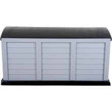 Kissenbox >Jumbo XXL< in silber, schwarz, Kunststoff - 61x69x140cm (BxHxT)