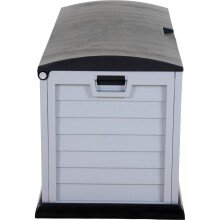 Kissenbox >Jumbo XXL< in silber, schwarz, Kunststoff - 61x69x140cm (BxHxT)