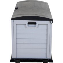 Kissenbox >Jumbo XXL< in silber, schwarz, Kunststoff - 61x69x140cm (BxHxT)