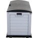 Kissenbox >Jumbo XXL< in silber, schwarz, Kunststoff - 61x69x140cm (BxHxT)