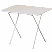 Campingtisch >Scherentisch< in weiß, Stahl...