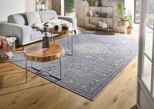 Teppich >10/001-14< in Anthrazit, Polyester - 150x100cm (LxB)