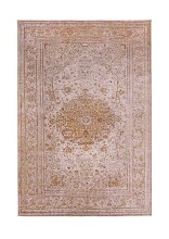Teppich >11/002-44< in rost, Poyester - 230x160cm...