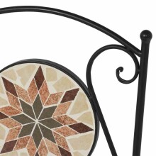 Klappstuhl >Stella< in matt schwarz - 49,5x89,5x39 (BxHxT)